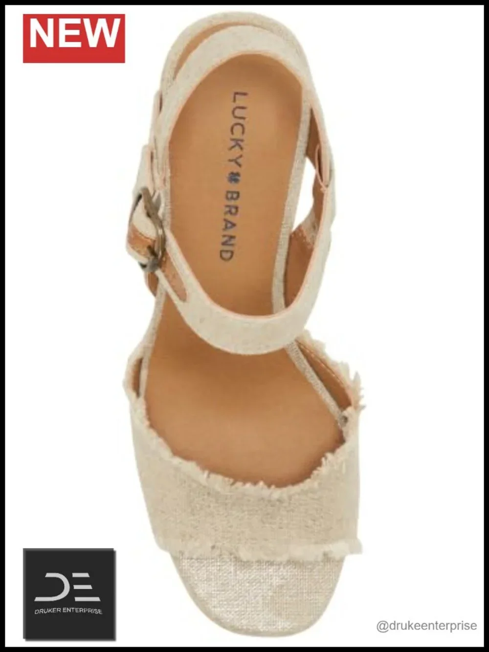 Espadrille Wedge Sandal Ankle Strap Open Toe Jute Wedge Heel